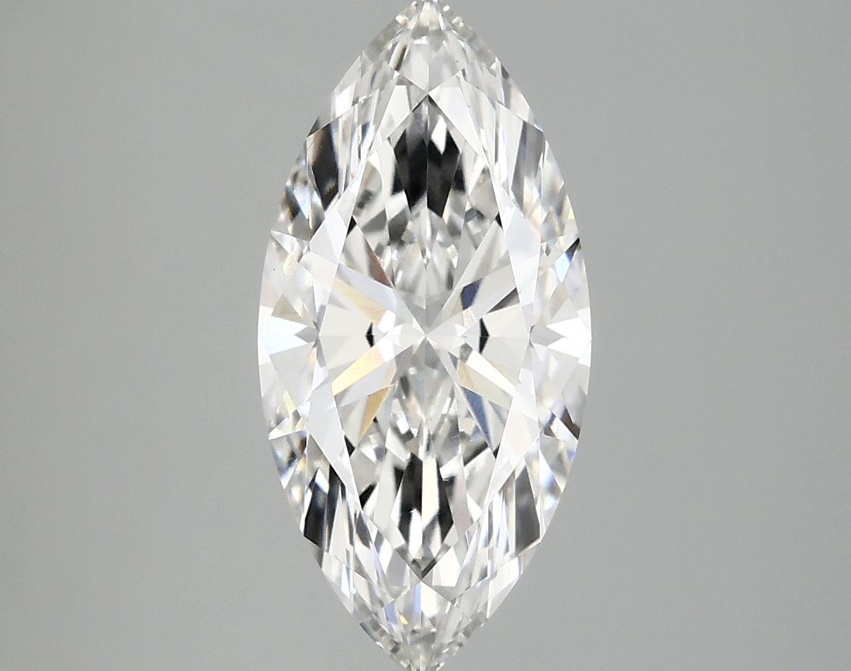 2.52 Carat Marquise Shaped Excellent Cut VS1 IGI Certified Lab Grown Diamond