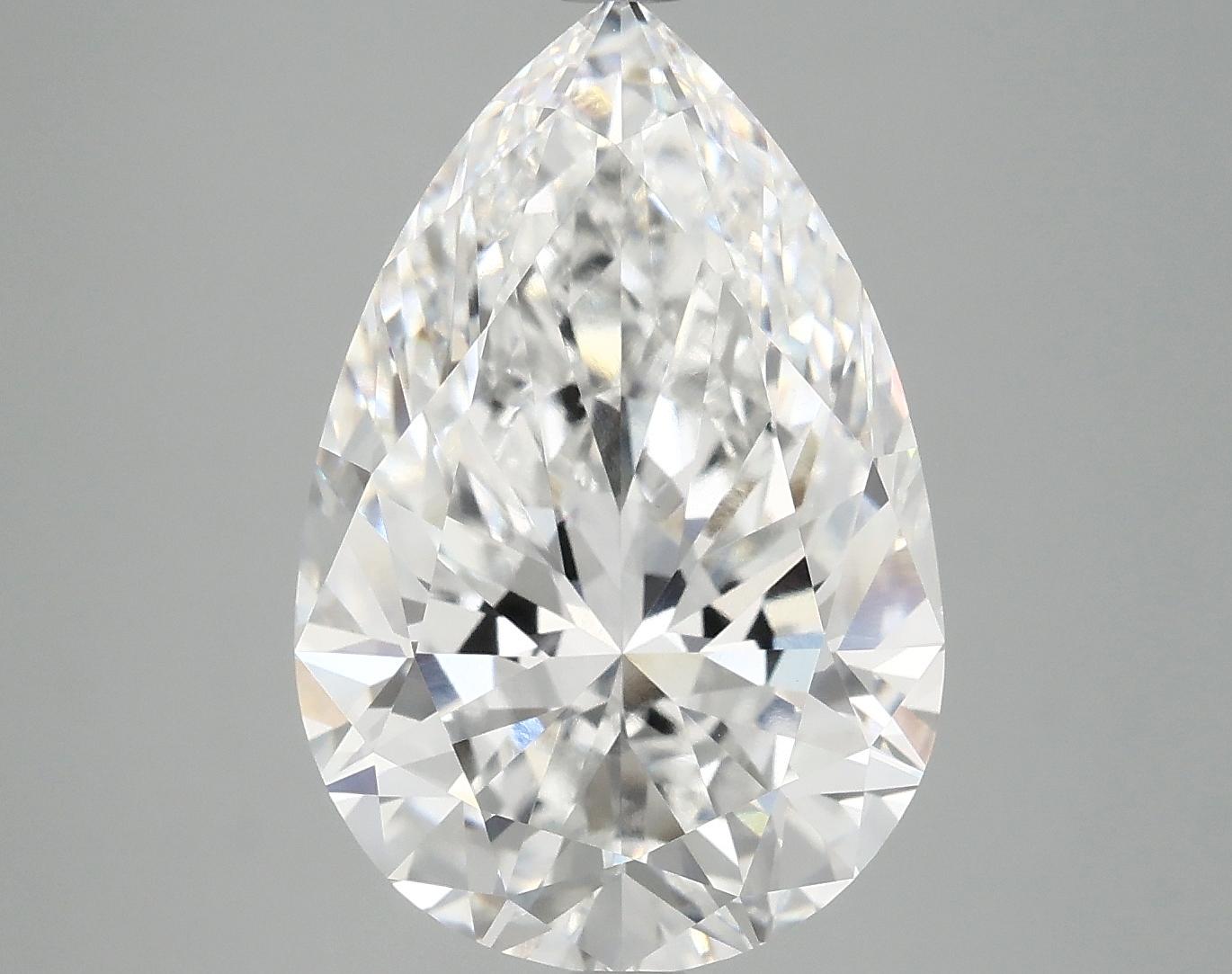 7.13 Carat Pear Shaped Excellent Cut VVS2 IGI Certified Lab Grown Diamond