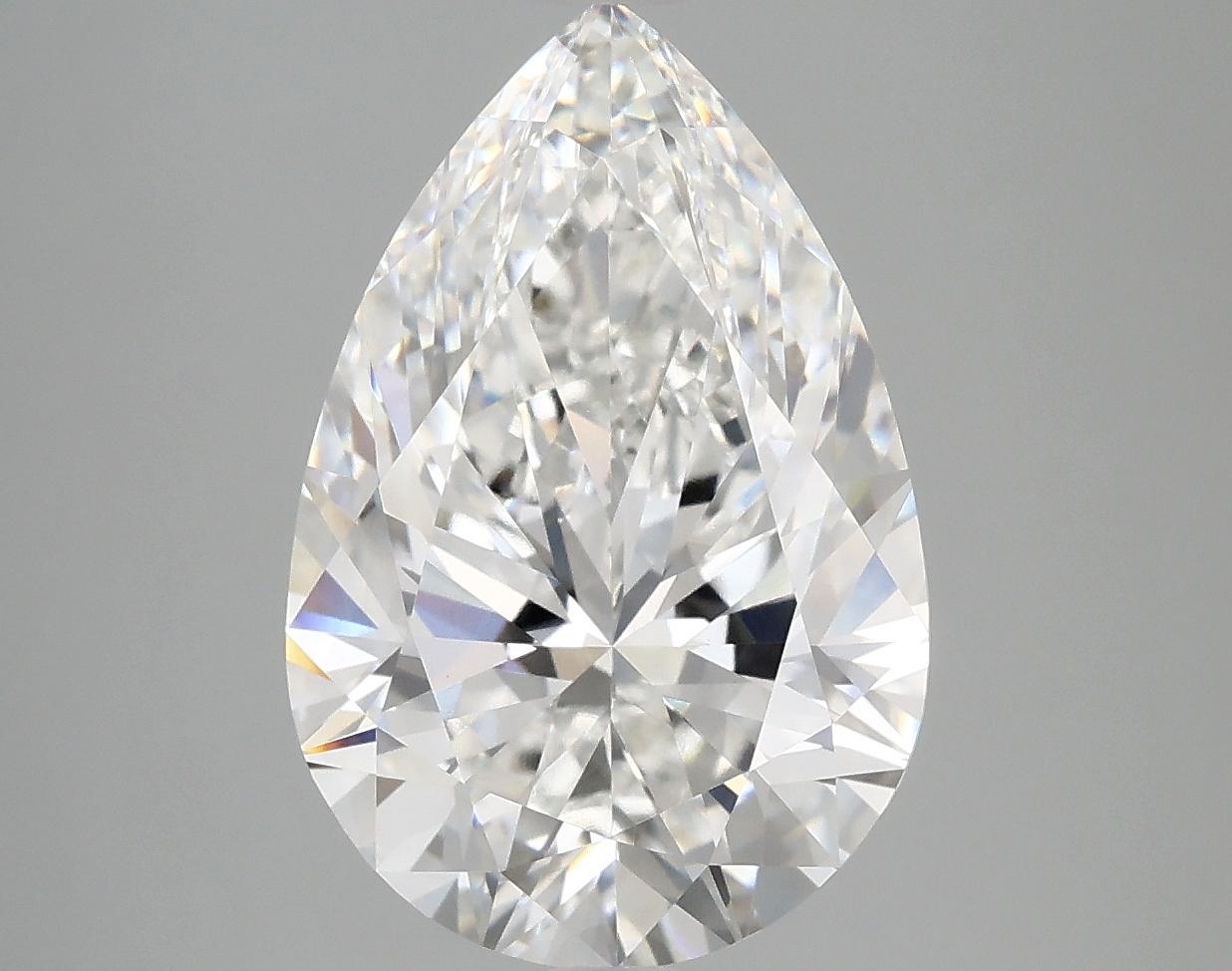 5.03 Carat Pear Shaped Excellent Cut VVS2 IGI Certified Lab Grown Diamond