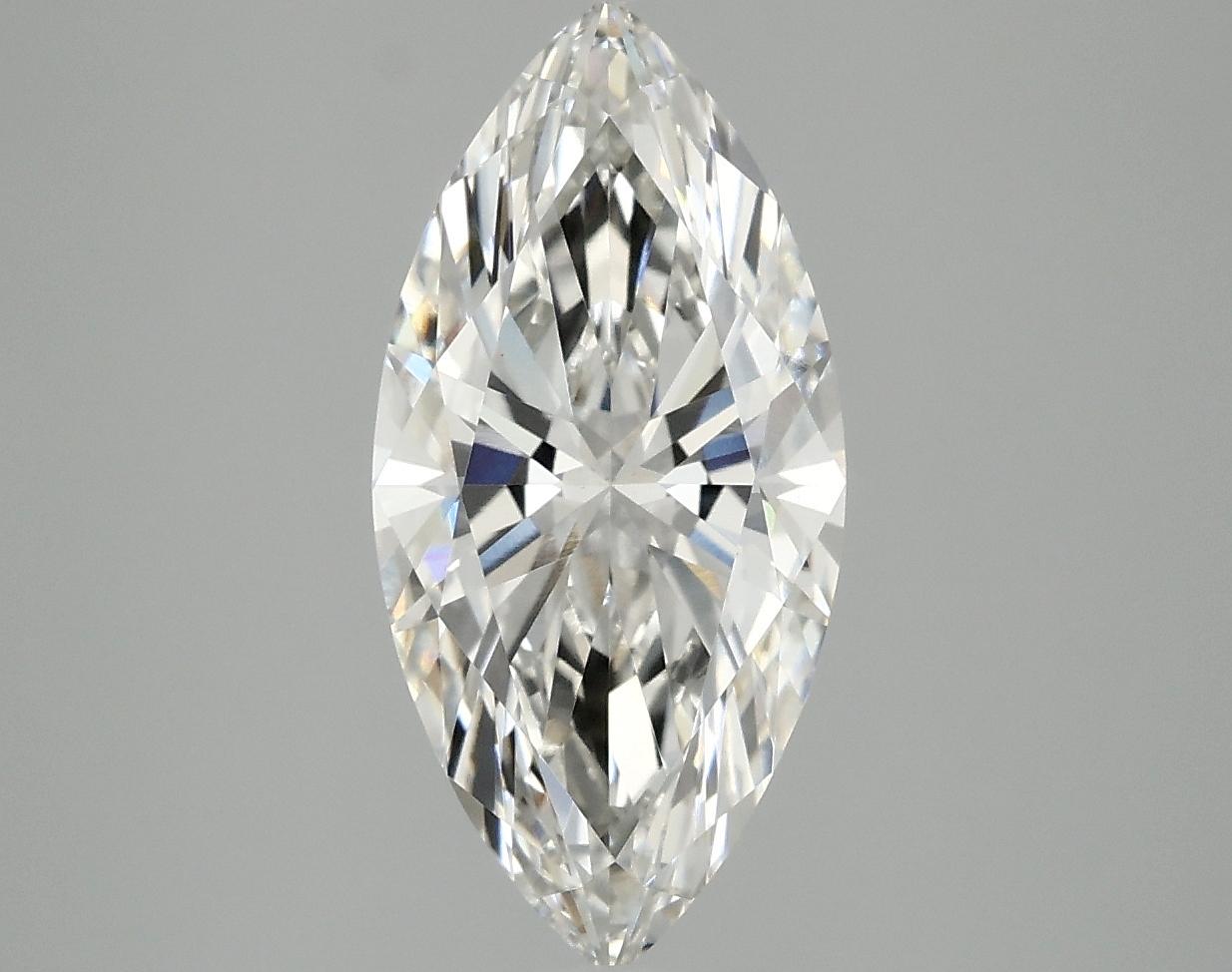 2.57 Carat Marquise Shaped Excellent Cut VS1 IGI Certified Lab Grown Diamond