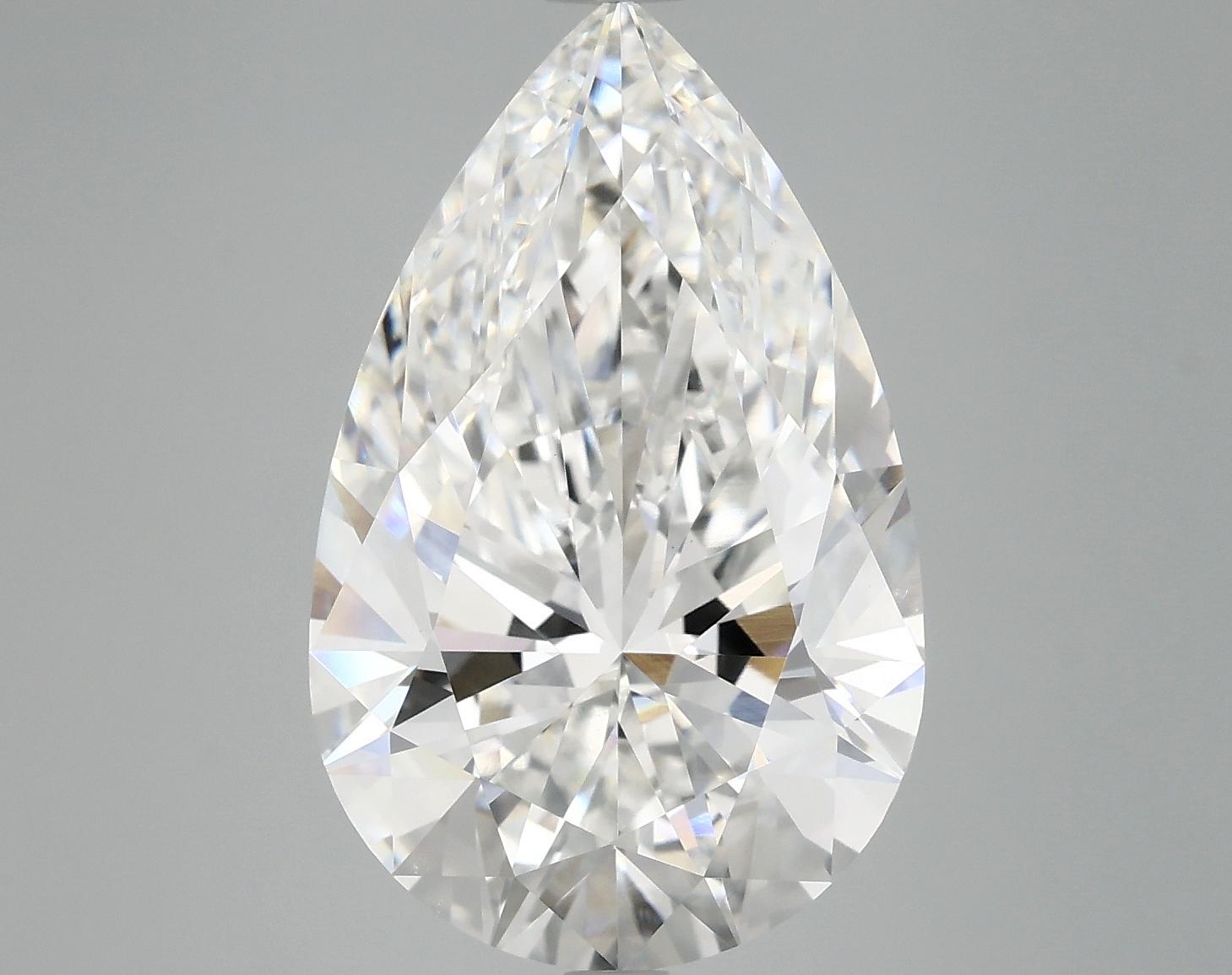 7.01 Carat Pear Shaped Ideal Cut VVS2 IGI Certified Lab Grown Diamond