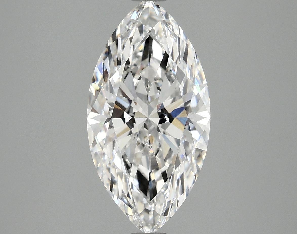 2.52 Carat Marquise Shaped Ideal Cut VVS2 IGI Certified Lab Grown Diamond