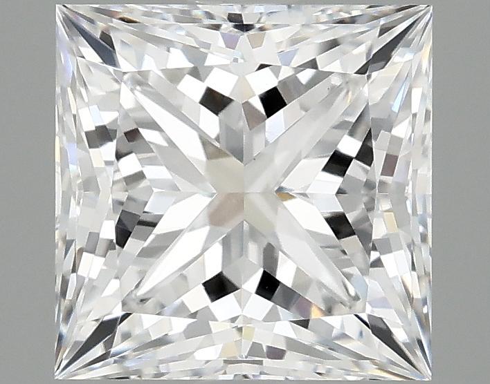 2.07 Carat Princess Shaped Ideal Cut VS1 IGI Certified Lab Grown Diamond