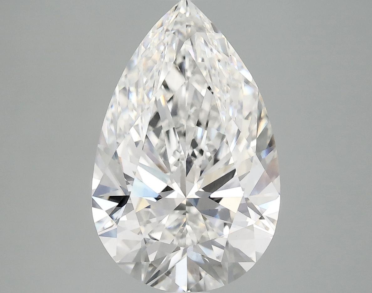 4.03 Carat Pear Shaped Ideal Cut VVS2 IGI Certified Lab Grown Diamond