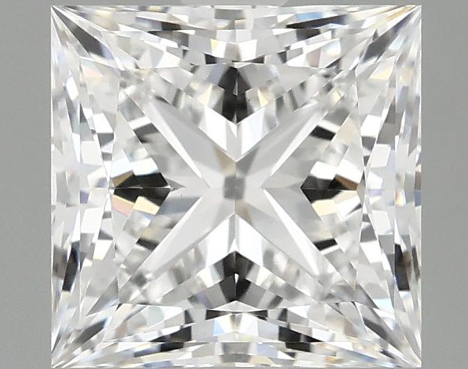 2.09 Carat Princess Shaped Ideal Cut VS1 IGI Certified Lab Grown Diamond