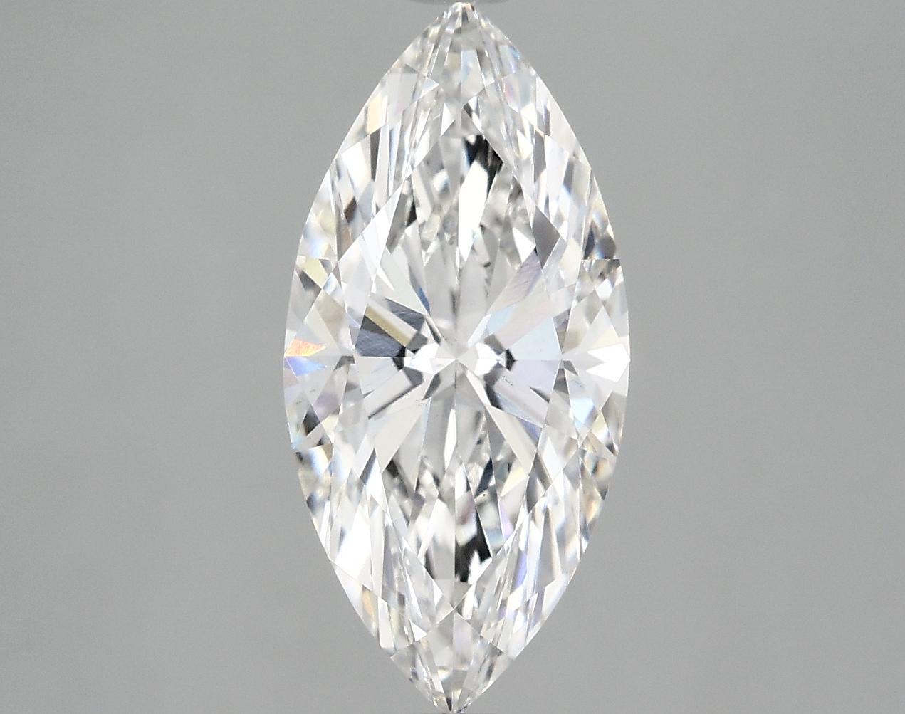 2.85 Carat Marquise Shaped Excellent Cut VS1 IGI Certified Lab Grown Diamond