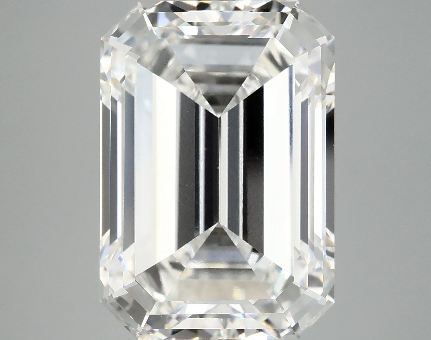12.99 Carat Emerald Shaped Ideal Cut VS1 IGI Certified Lab Grown Diamond