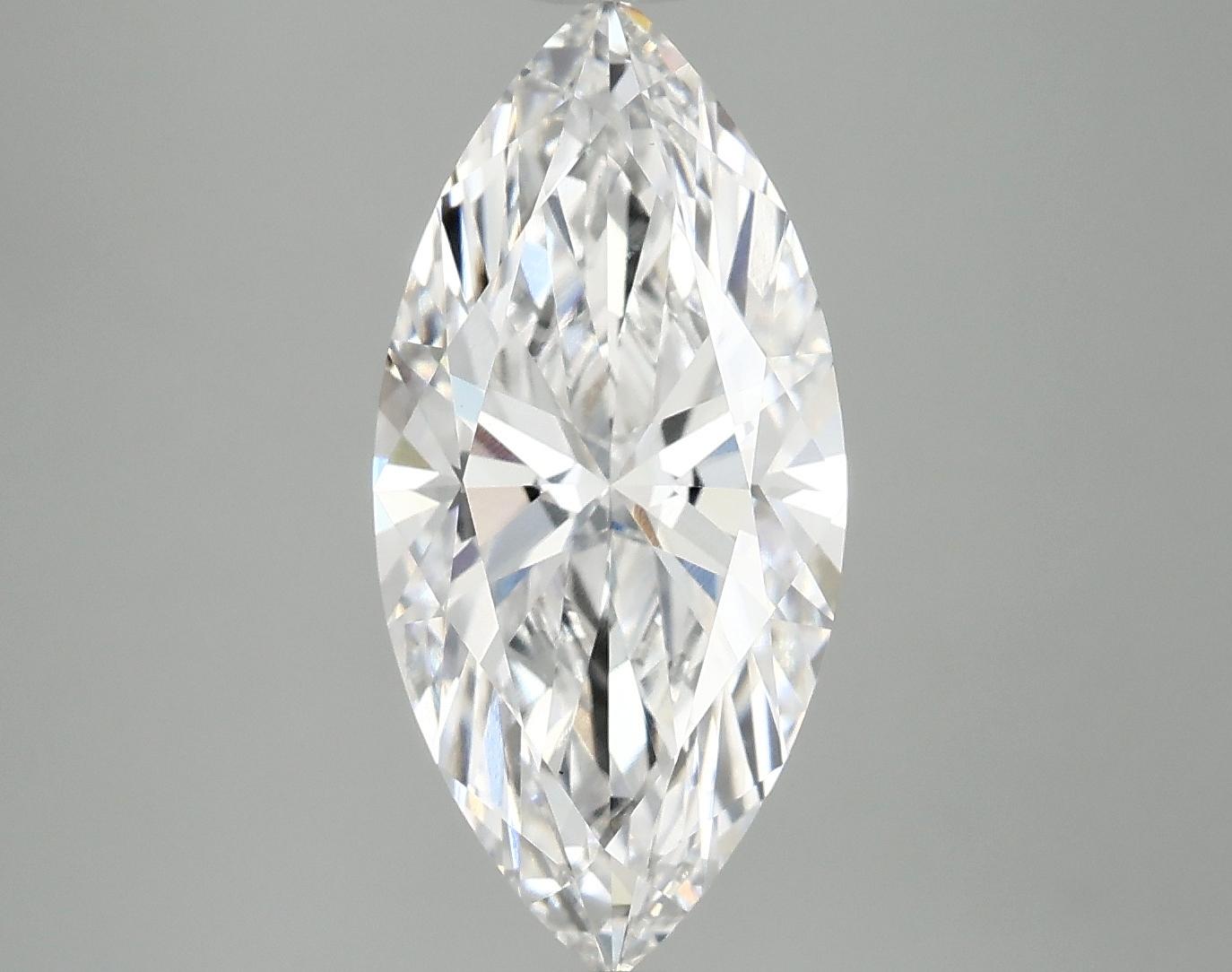 3.2 Carat Marquise Shaped Excellent Cut VS1 IGI Certified Lab Grown Diamond