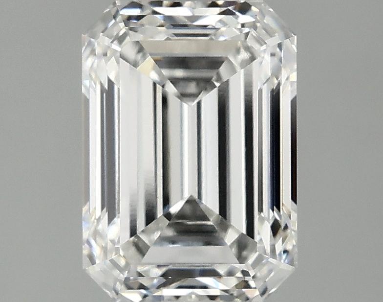 2.55 Carat Emerald Shaped Ideal Cut VVS2 IGI Certified Lab Grown Diamond