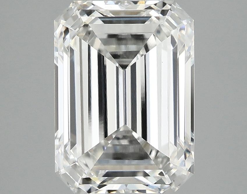 3.05 Carat Emerald Shaped Excellent Cut VVS2 IGI Certified Lab Grown Diamond