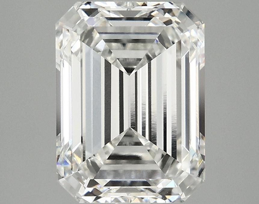 3.05 Carat Emerald Shaped Excellent Cut VVS2 IGI Certified Lab Grown Diamond