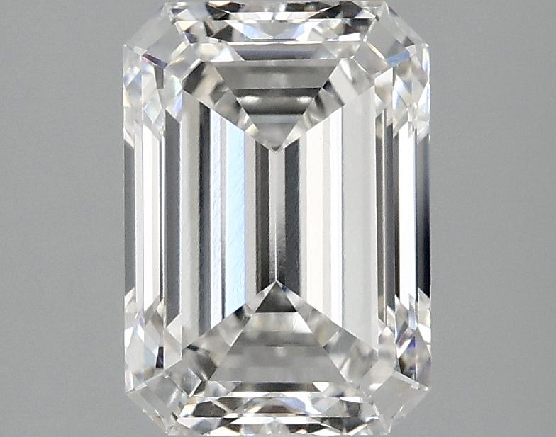 2.55 Carat Emerald Shaped Ideal Cut VVS2 IGI Certified Lab Grown Diamond