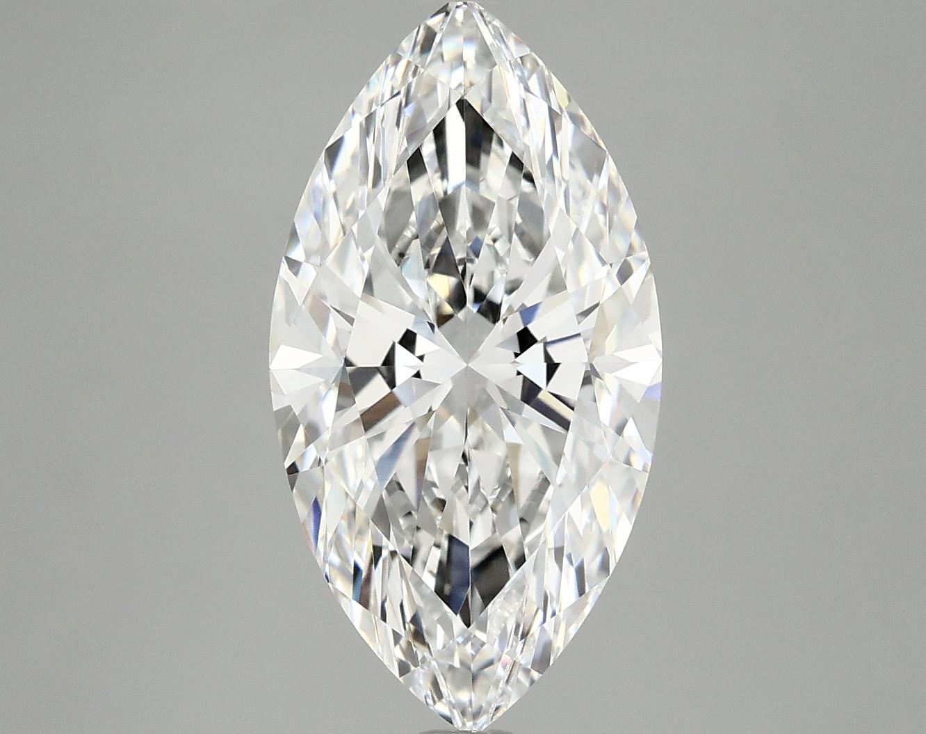 4.04 Carat Marquise Shaped Excellent Cut VVS2 IGI Certified Lab Grown Diamond