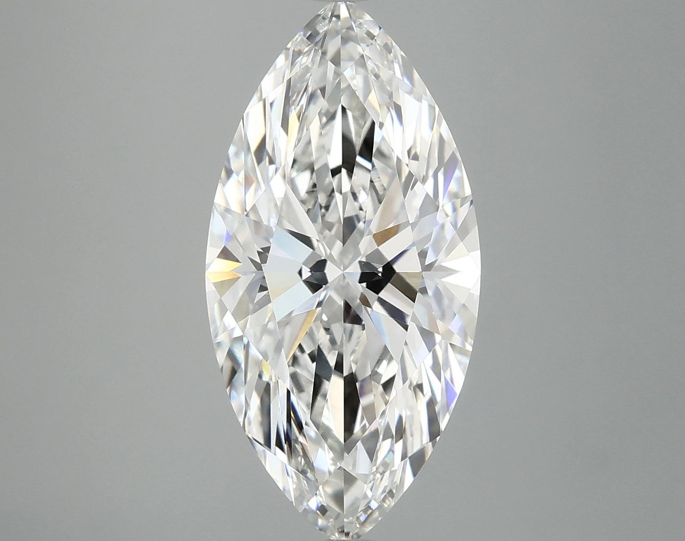 4.01 Carat Marquise Shaped Ideal Cut VVS2 IGI Certified Lab Grown Diamond