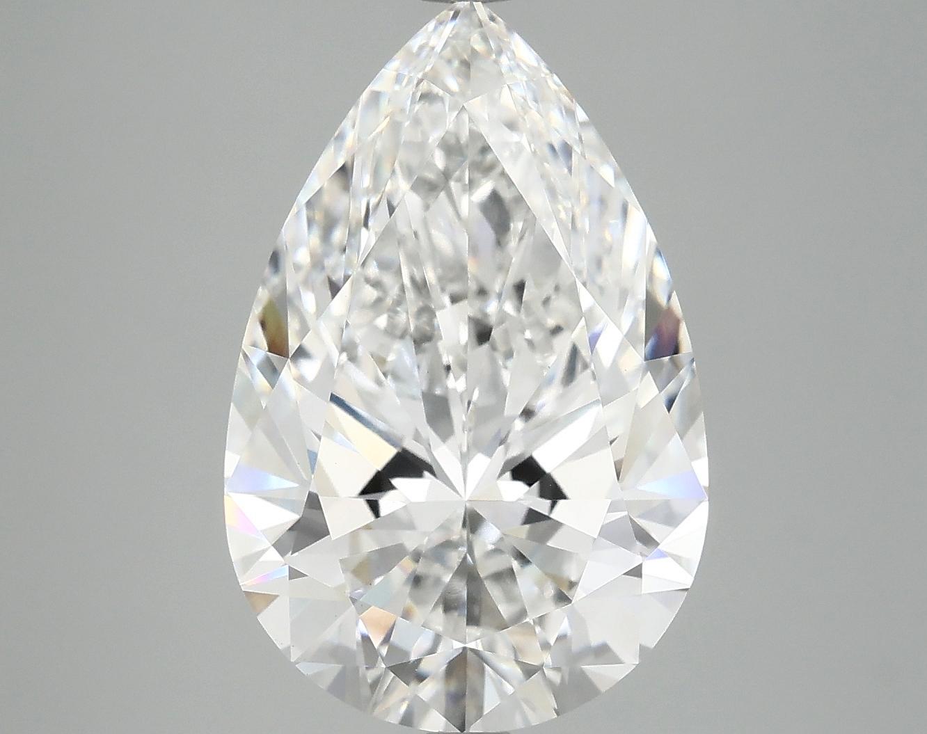 6.15 Carat Pear Shaped Excellent Cut VVS2 IGI Certified Lab Grown Diamond