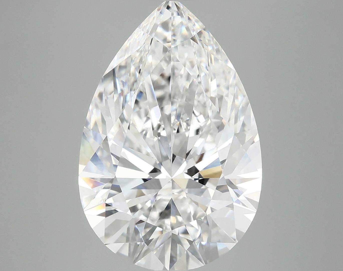 7.03 Carat Pear Shaped Excellent Cut VVS2 IGI Certified Lab Grown Diamond