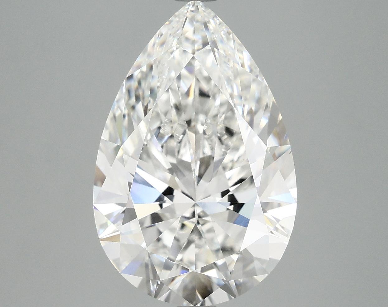 5.07 Carat Pear Shaped Excellent Cut VVS2 IGI Certified Lab Grown Diamond