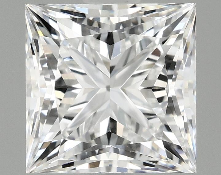1.52 Carat Princess Shaped Ideal Cut VVS2 IGI Certified Lab Grown Diamond