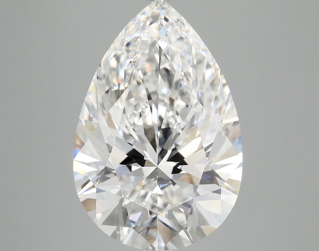 5.69 Carat Pear Shaped Excellent Cut VVS2 IGI Certified Lab Grown Diamond
