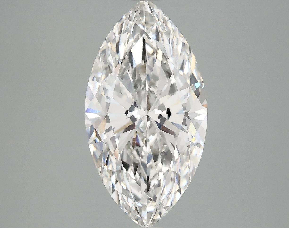 3.09 Carat Marquise Shaped Excellent Cut VVS2 IGI Certified Lab Grown Diamond