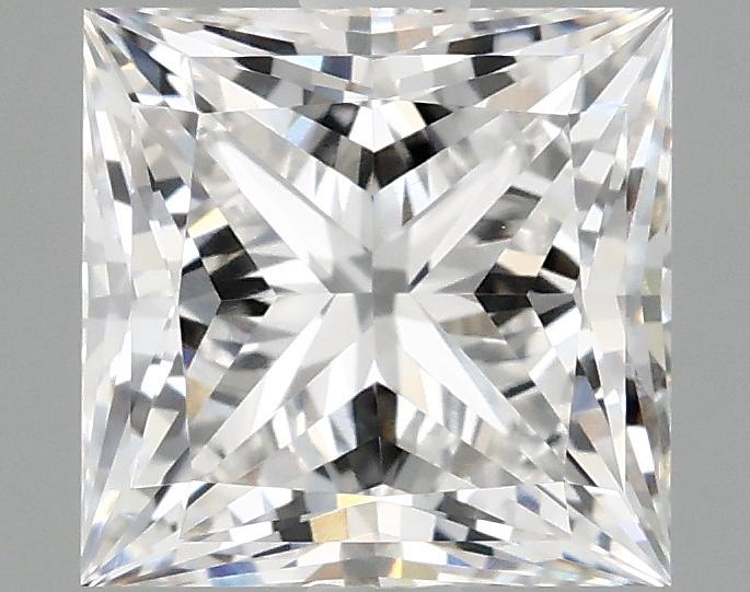 2.09 Carat Princess Shaped Ideal Cut VS1 IGI Certified Lab Grown Diamond