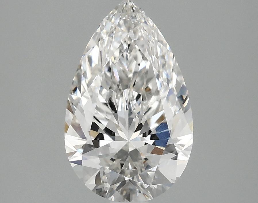 1.59 Carat Pear Shaped Ideal Cut VVS2 IGI Certified Lab Grown Diamond