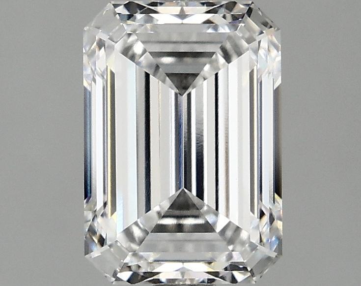 2.0 Carat Emerald Shaped Ideal Cut VVS2 IGI Certified Lab Grown Diamond