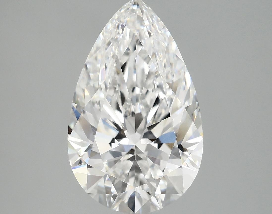 3.05 Carat Pear Shaped Ideal Cut VVS2 IGI Certified Lab Grown Diamond