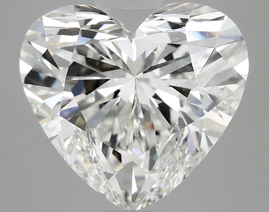 5.07 Carat Heart Shaped Ideal Cut VVS2 IGI Certified Lab Grown Diamond
