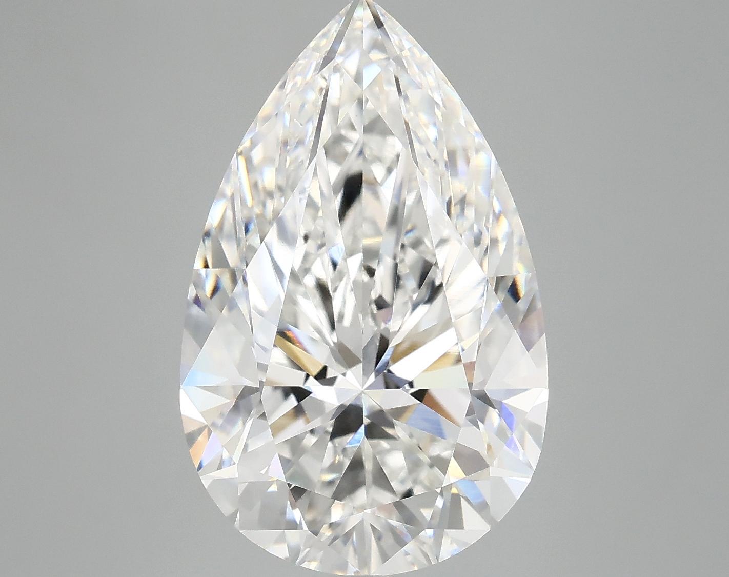 7.32 Carat Pear Shaped Ideal Cut VVS2 IGI Certified Lab Grown Diamond