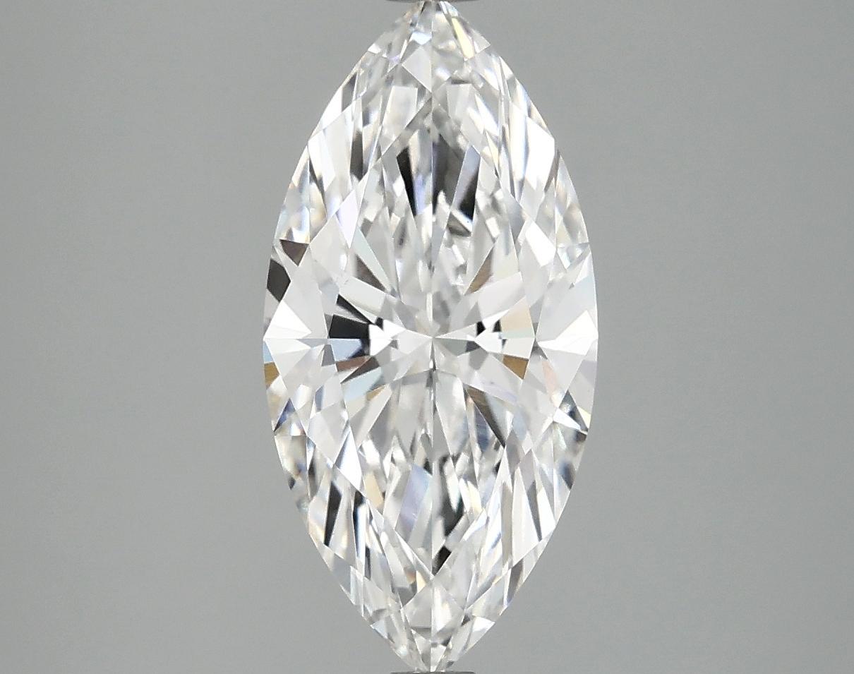 2.54 Carat Marquise Shaped Excellent Cut VVS2 IGI Certified Lab Grown Diamond