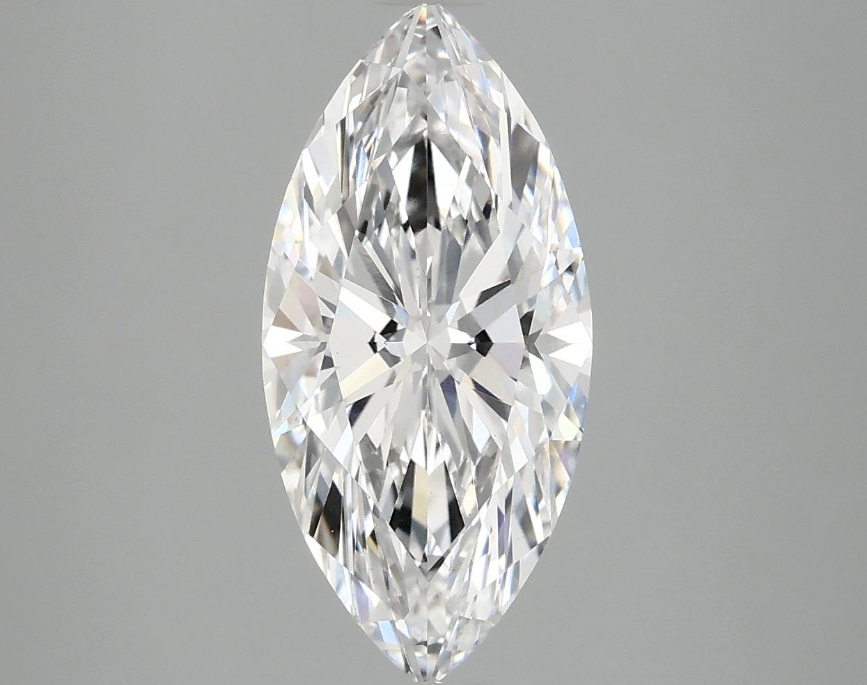 2.43 Carat Marquise Shaped Excellent Cut VS1 IGI Certified Lab Grown Diamond