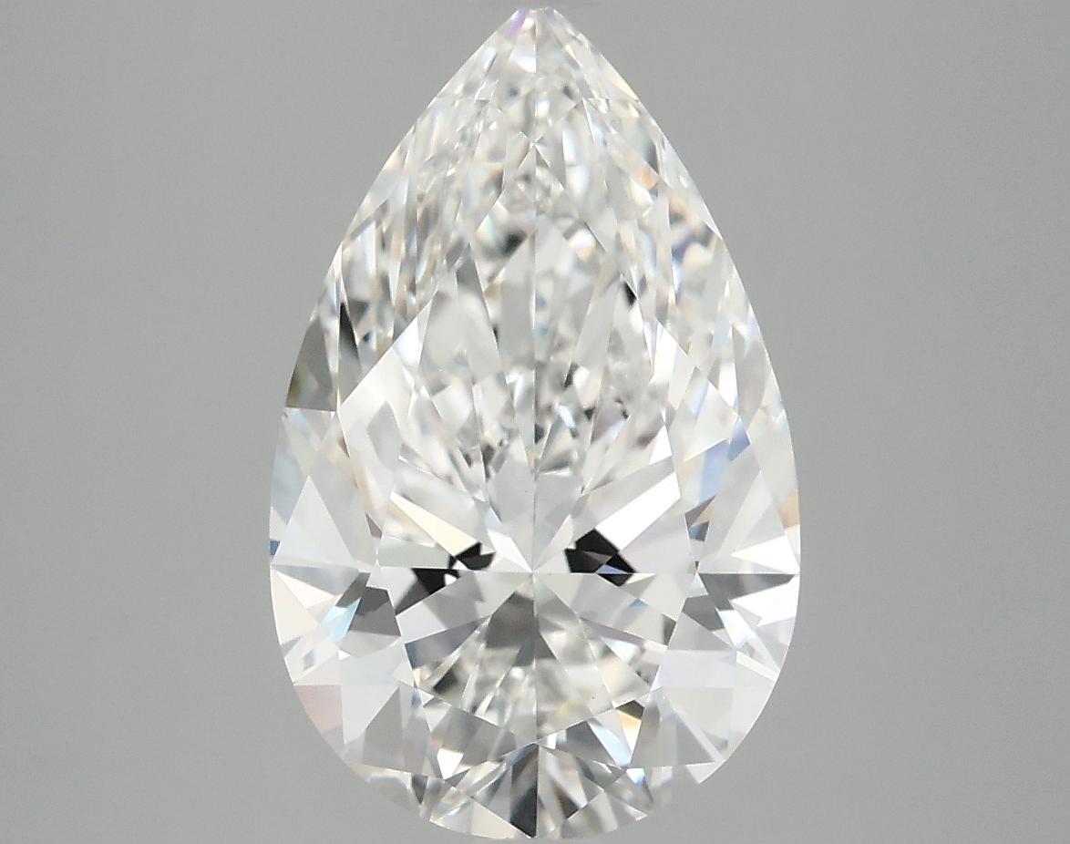 4.08 Carat Pear Shaped Ideal Cut VVS2 IGI Certified Lab Grown Diamond