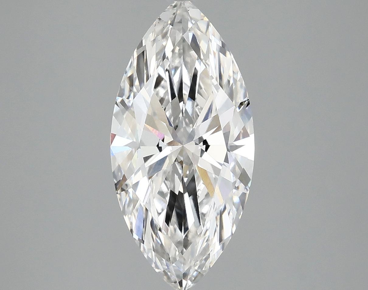 2.55 Carat Marquise Shaped Excellent Cut VS1 IGI Certified Lab Grown Diamond