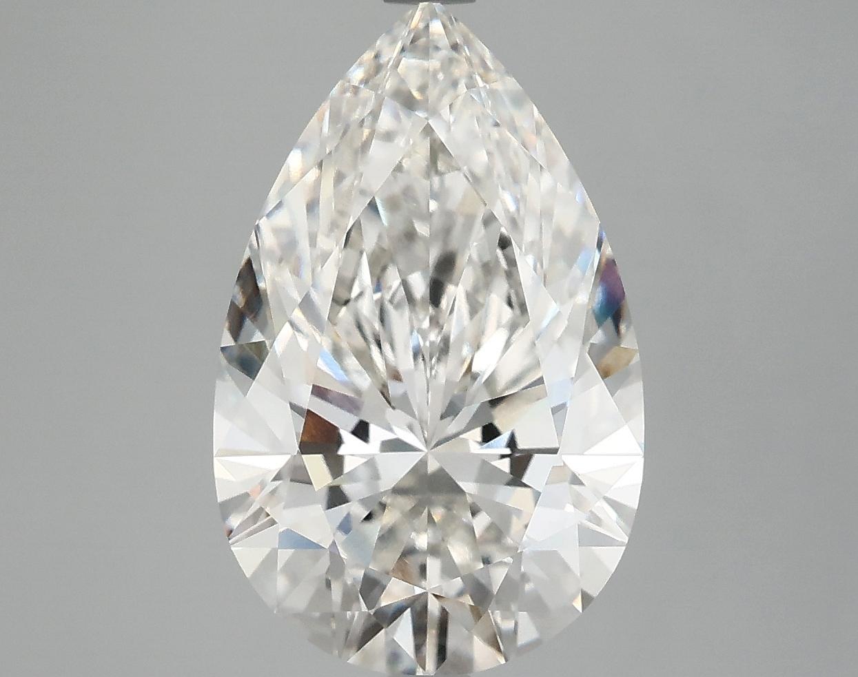 5.07 Carat Pear Shaped Ideal Cut VVS2 IGI Certified Lab Grown Diamond