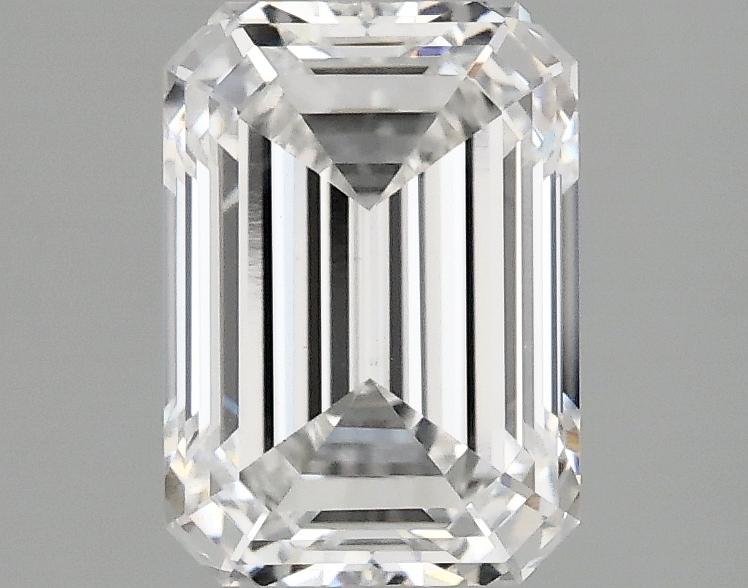 2.1 Carat Emerald Shaped Ideal Cut VS1 IGI Certified Lab Grown Diamond