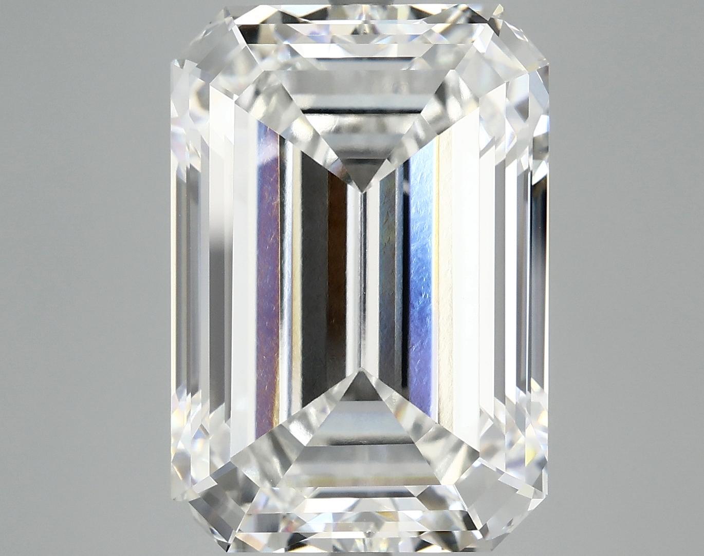 12.05 Carat Emerald Shaped Ideal Cut VVS2 IGI Certified Lab Grown Diamond