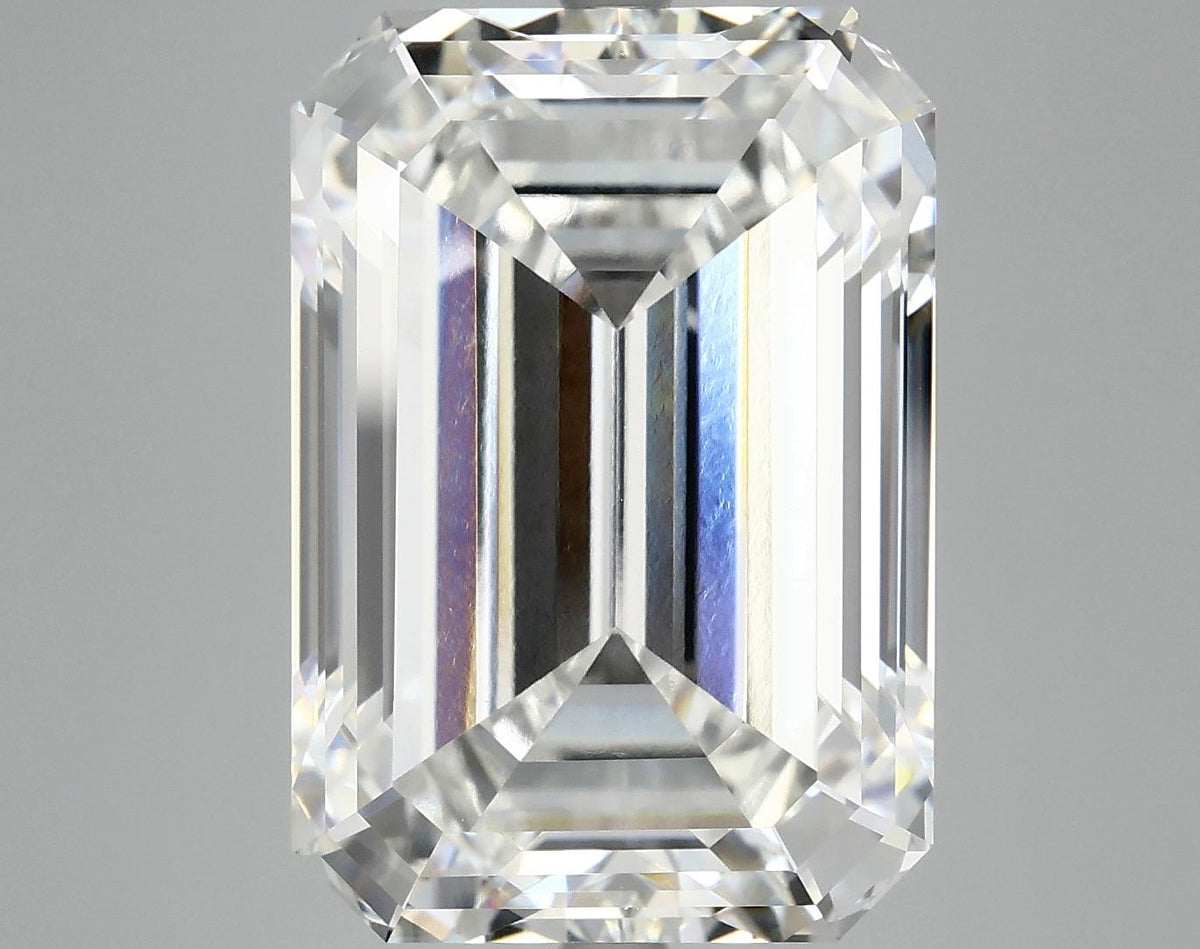 12.05 Carat Emerald Shaped Ideal Cut VVS2 IGI Certified Lab Grown Diamond