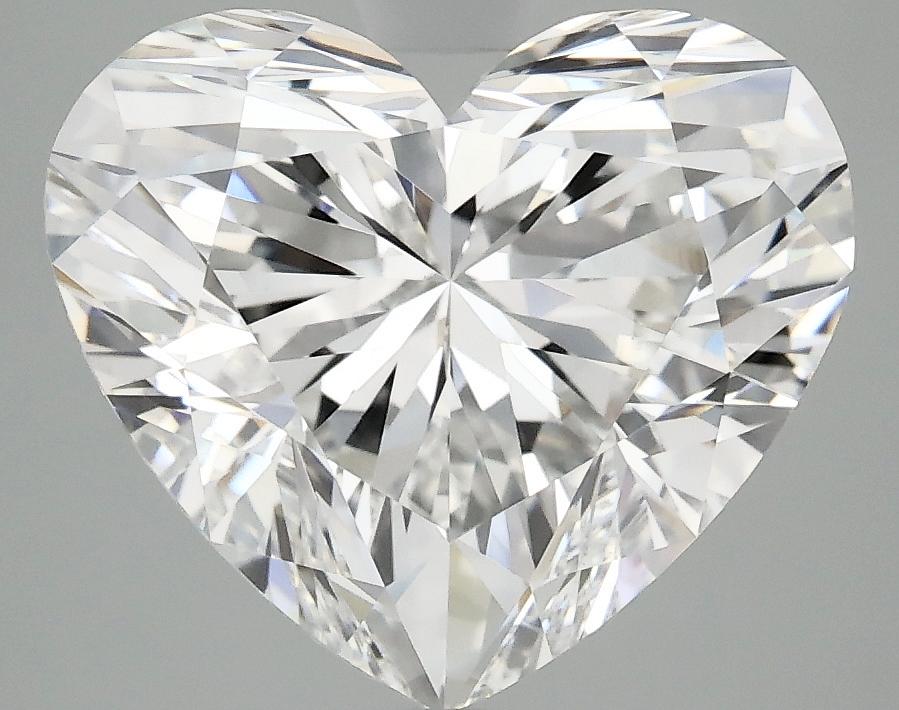 5.09 Carat Heart Shaped Ideal Cut VVS2 IGI Certified Lab Grown Diamond