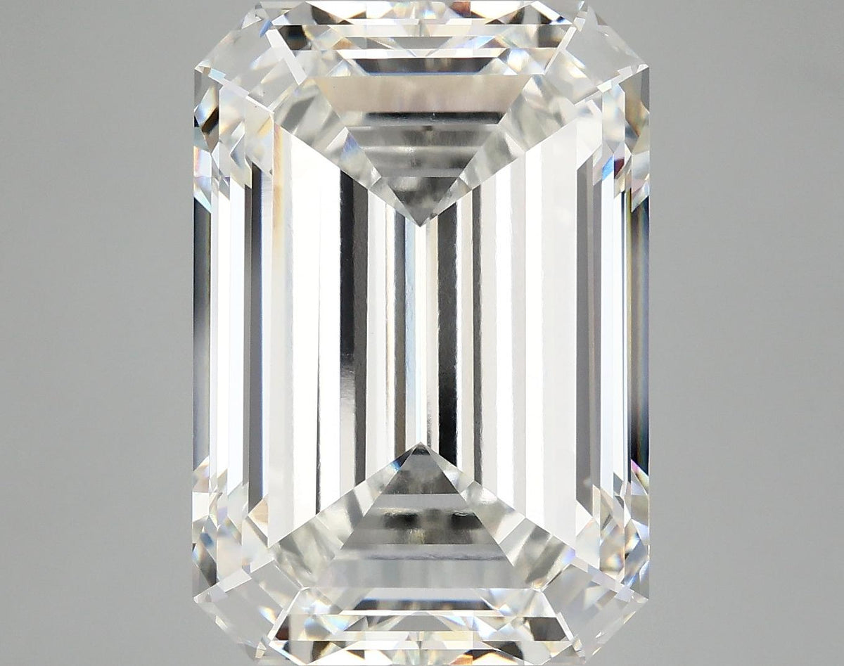 12.68 Carat Emerald Shaped Ideal Cut VVS2 IGI Certified Lab Grown Diamond