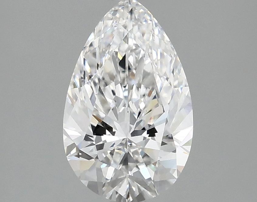1.59 Carat Pear Shaped Ideal Cut VVS2 IGI Certified Lab Grown Diamond