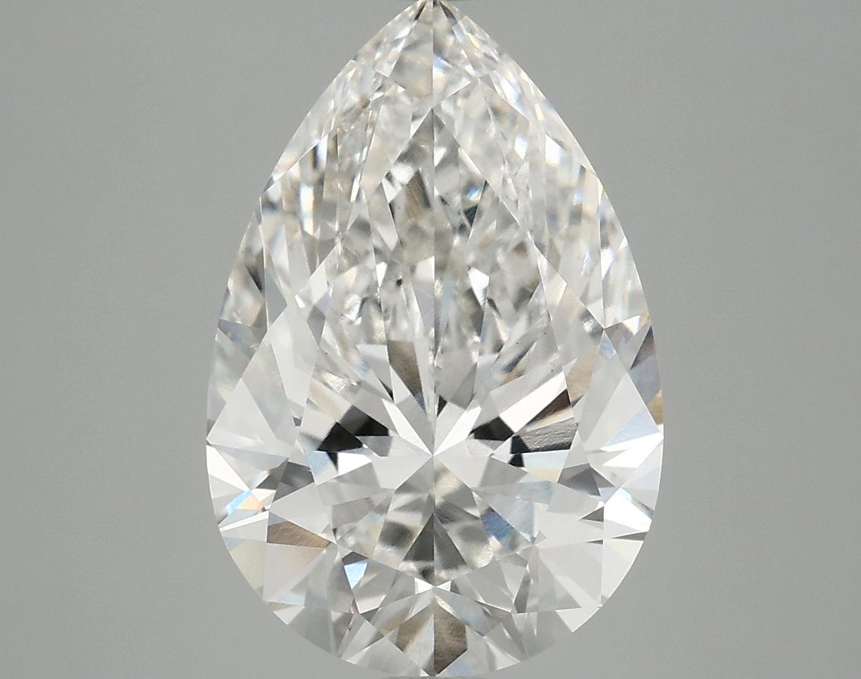 5.07 Carat Pear Shaped Excellent Cut VVS2 IGI Certified Lab Grown Diamond