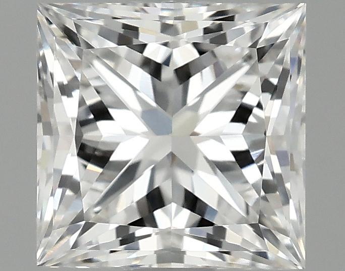 0.98 Carat Princess Shaped Ideal Cut VVS2 IGI Certified Lab Grown Diamond