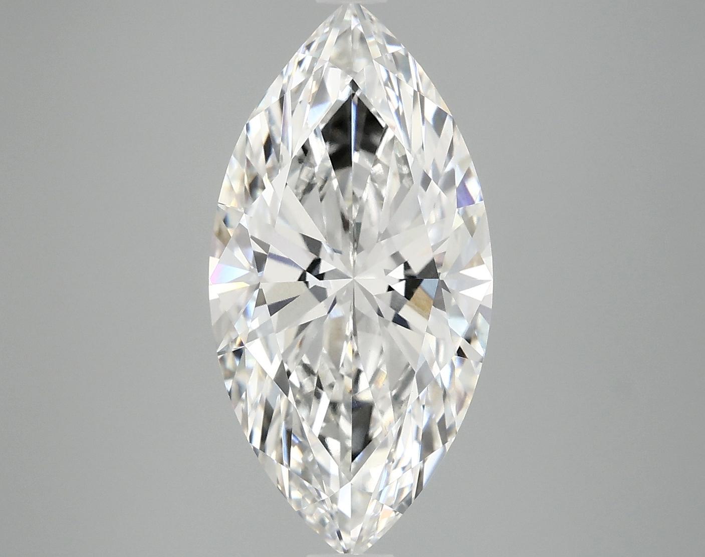 4.01 Carat Marquise Shaped Ideal Cut VVS2 IGI Certified Lab Grown Diamond