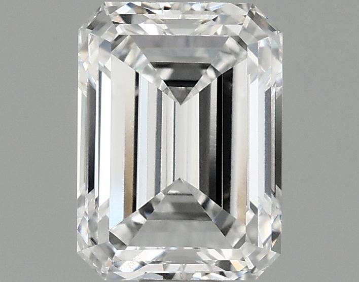 0.97 Carat Emerald Shaped Excellent Cut VVS2 IGI Certified Lab Grown Diamond