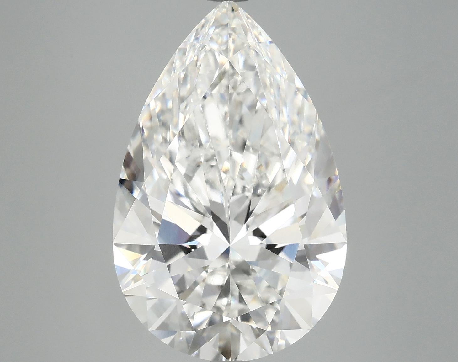 7.93 Carat Pear Shaped Ideal Cut VVS2 IGI Certified Lab Grown Diamond