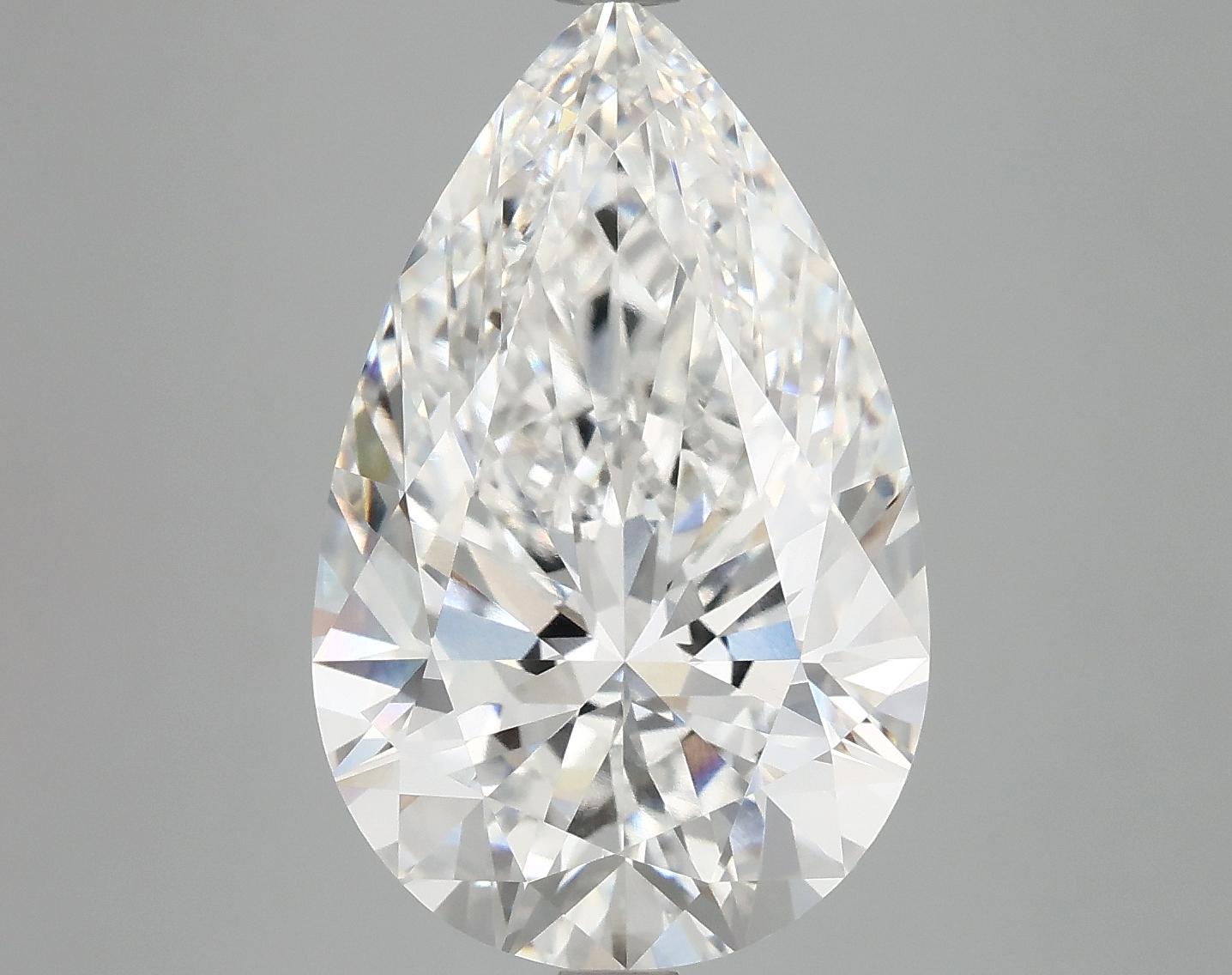 7.23 Carat Pear Shaped Ideal Cut VVS2 IGI Certified Lab Grown Diamond