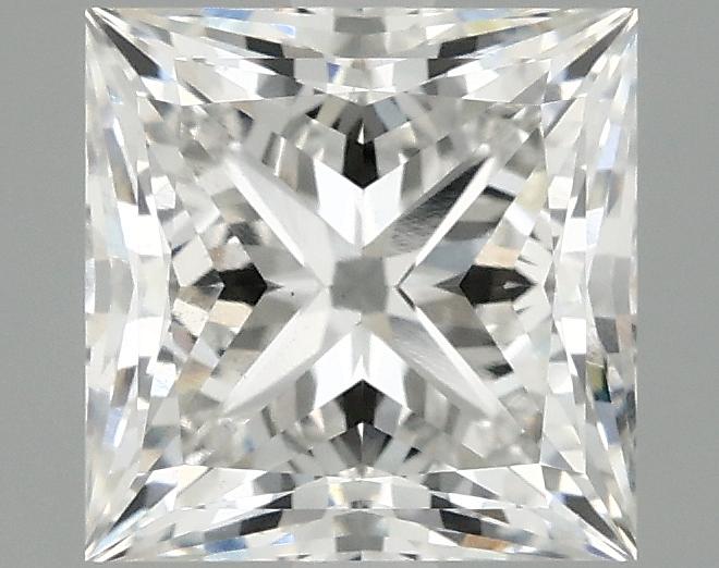 2.59 Carat Princess Shaped Ideal Cut VS2 IGI Certified Lab Grown Diamond