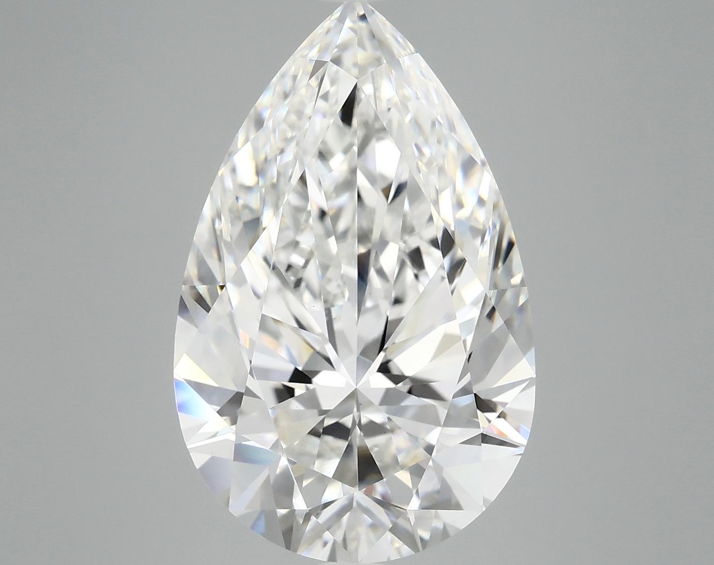 7.24 Carat Pear Shaped Ideal Cut VS1 IGI Certified Lab Grown Diamond