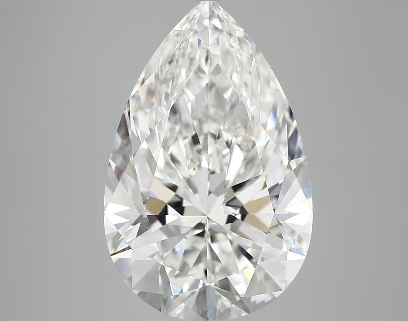 7.3 Carat Pear Shaped Ideal Cut VVS2 IGI Certified Lab Grown Diamond